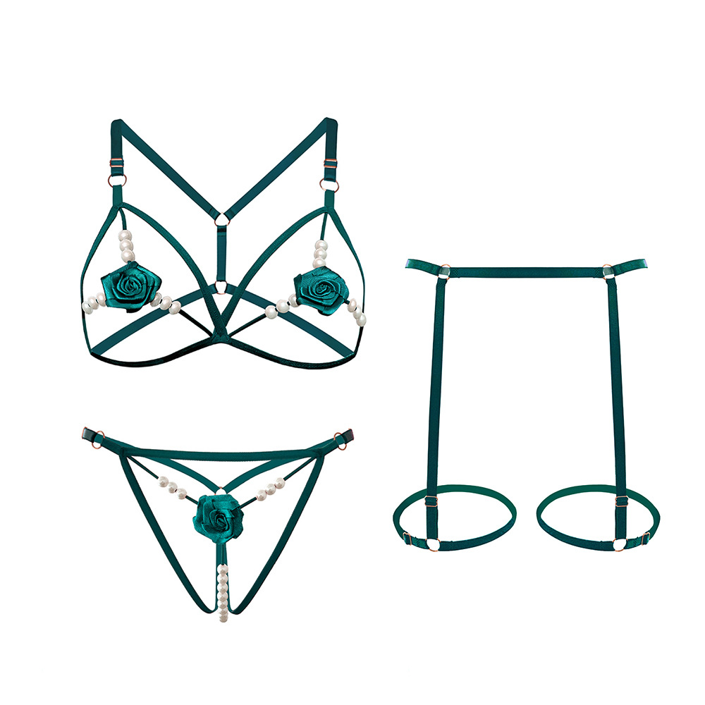 3-częściowy zestaw: Seksowny b – Bralette Triangle Set recenzja i cena